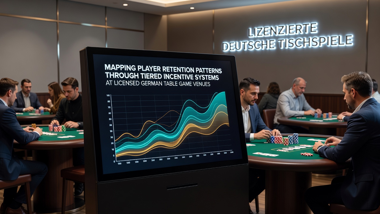 Detaillierte Darstellung von Retentionskurven und Stufenfortschritten in lizenzierten Venues