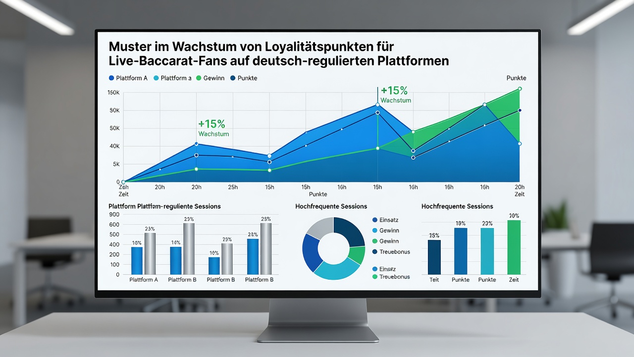 Detaillierte Grafik zu Punktwachstum und VIP-Eskalation bei Baccarat