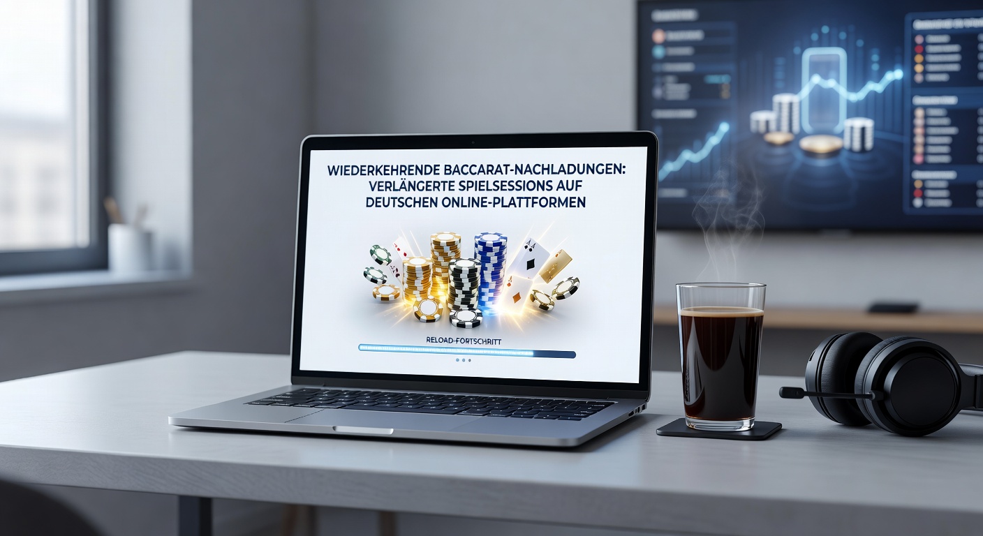 Detaillierte Infografik zu Baccarat-Reload-Strategien auf deutschen Plattformen, inklusive Zeitachsen für wöchentliche Auffüllungen und Auswirkungen auf Session-Längen im April 2026